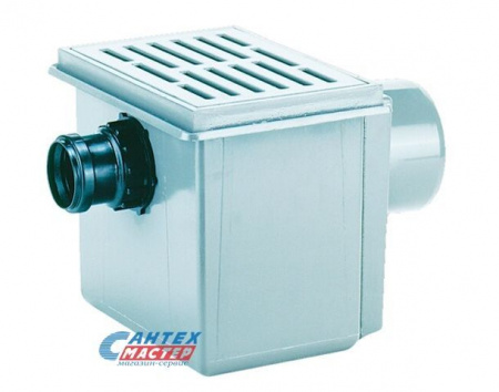 Трап с решеткой из ABS 170х240мм с грязесборником 110_50   HL71.1_50